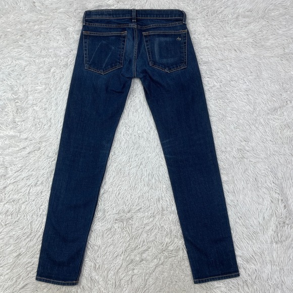 Rag & Bone Pants Womens 25 Blue Dre Boyfriend Jeans Vintage Stretch Denim Ladies - Picture 11 of 15
